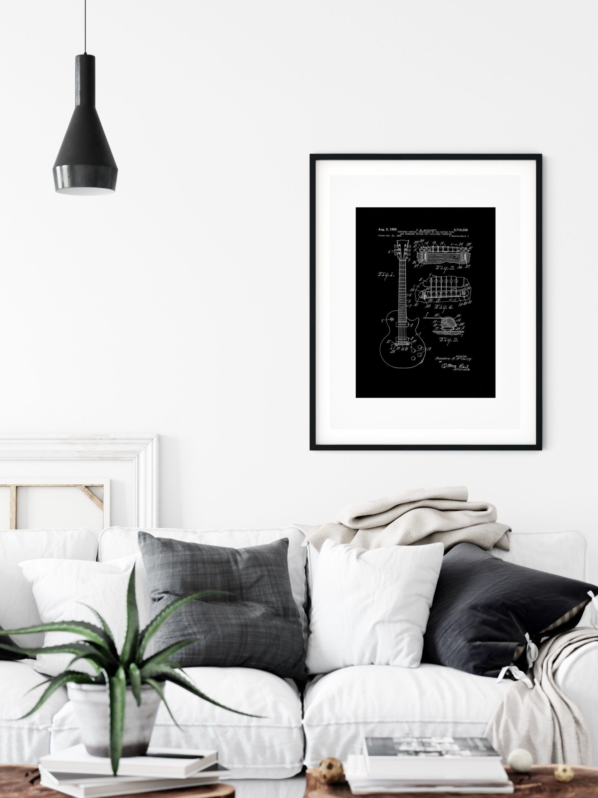 Patent plakat: Electric Guitar Design - Billede 2