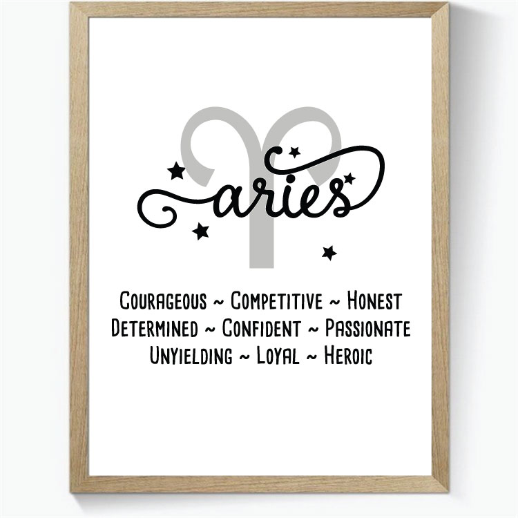 Stjernetegn - Aries - Engelsk