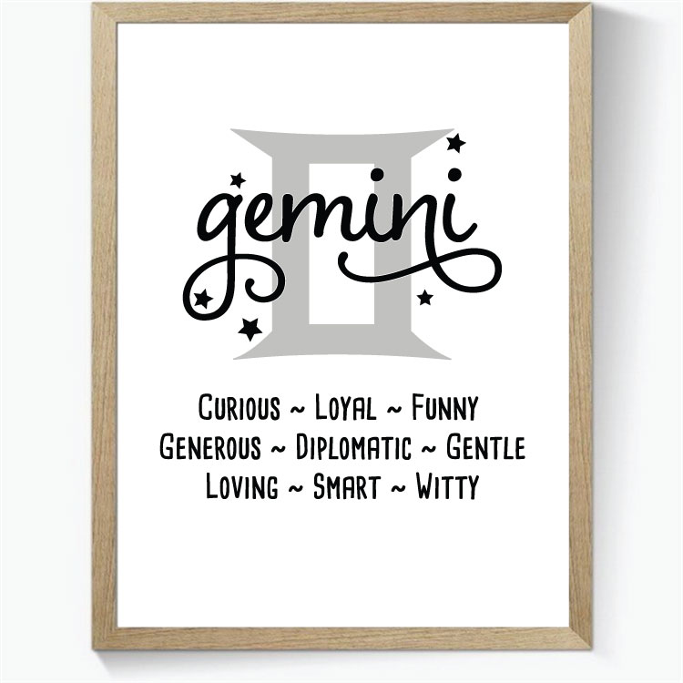 Stjernetegn - Gemini - Engelsk