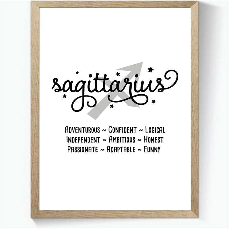Stjernetegn - Saggitarius - Engelsk