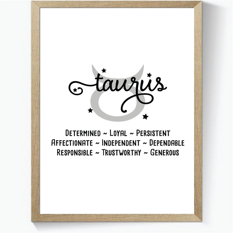 Stjernetegn - Taurus - Engelsk