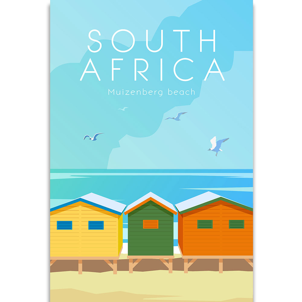 Verden rundt: South Africa - Muizenberg beach