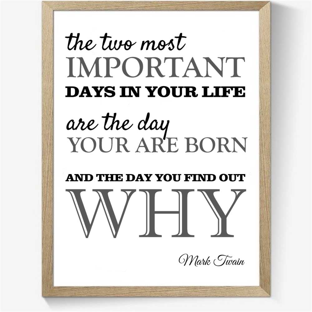 The Two Most Important Days....