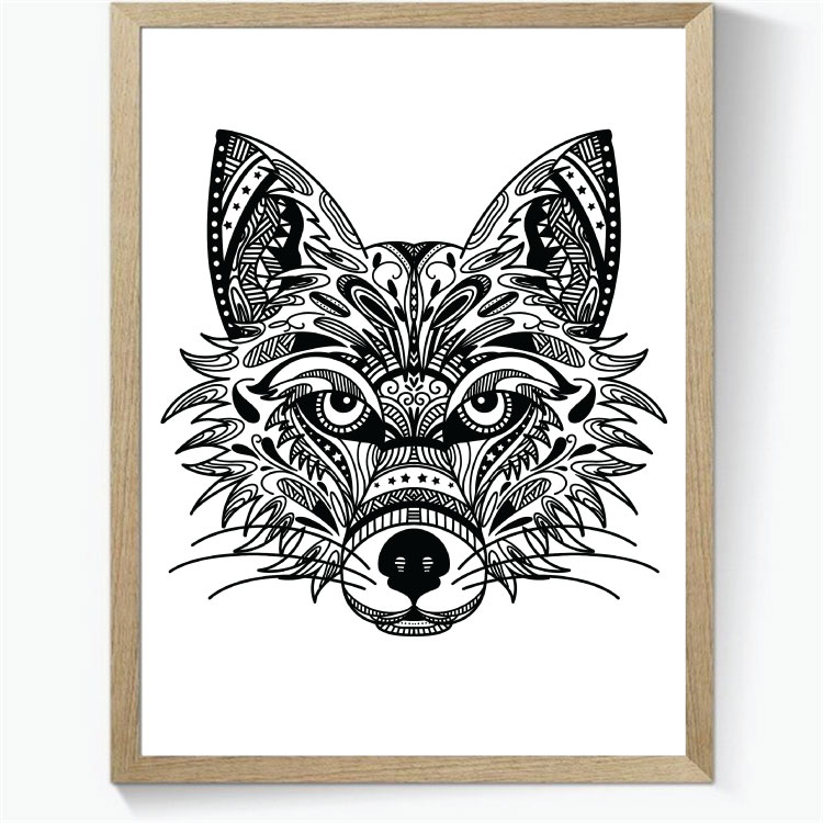 Fox - Zentangle Art