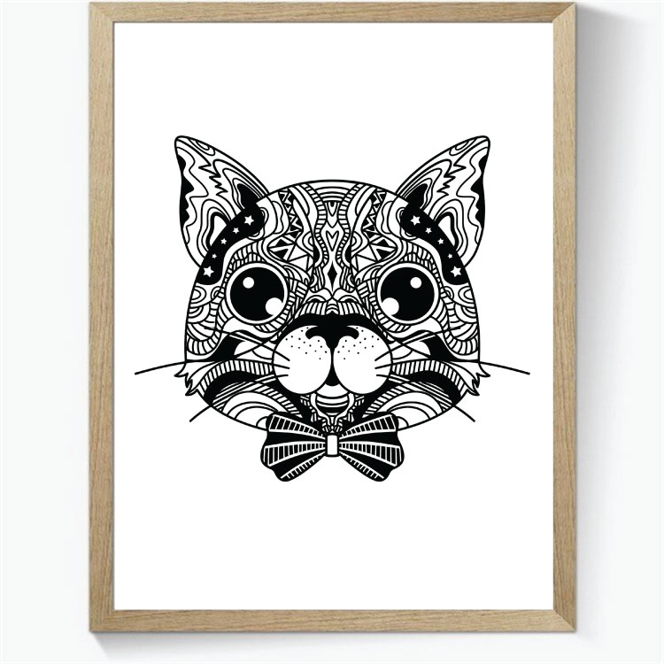 Cat 2 - Zentangle Art