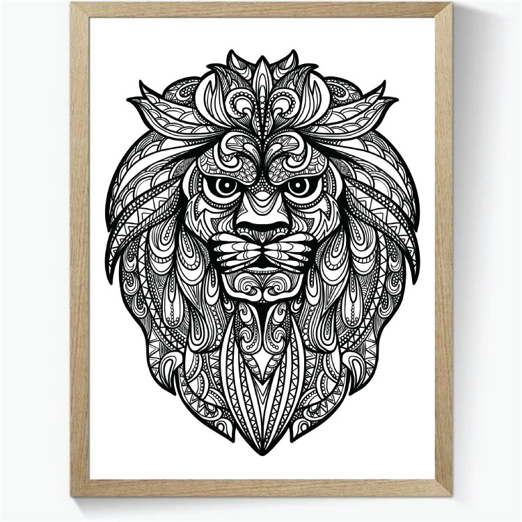 Lion - Zentangle Art