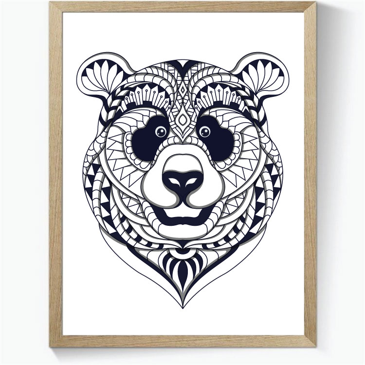 Bear - Zentangle Art
