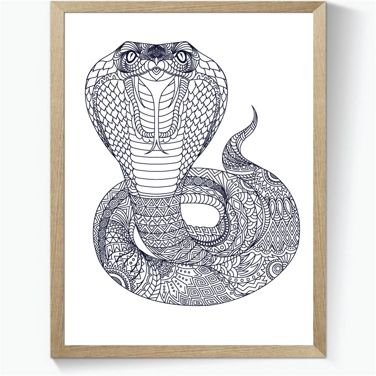 Snake - Zentangle Art