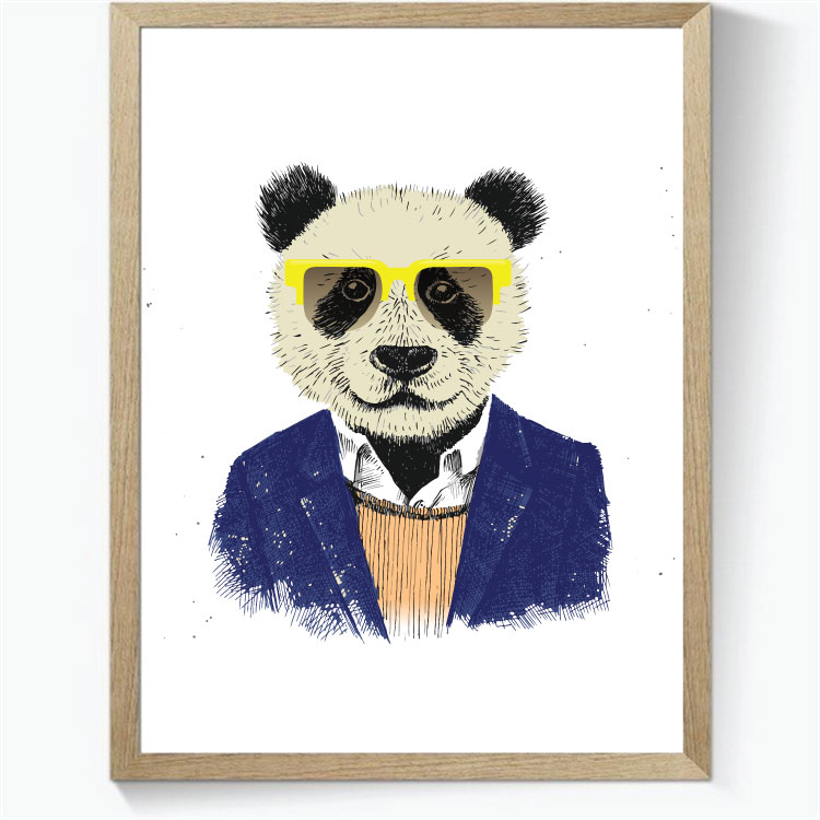 Animal Hipsters: Panda