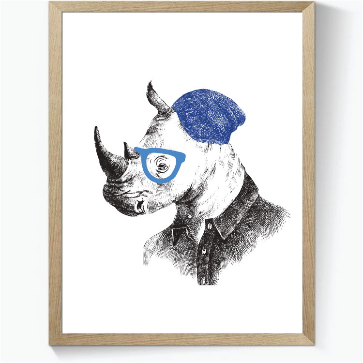 Animal Hipsters: Næsehorn