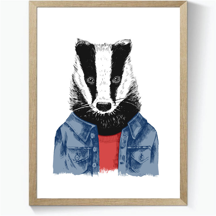 Animal Hipsters: Grævling