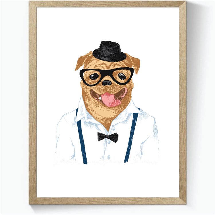 Animal Hipsters: Mops