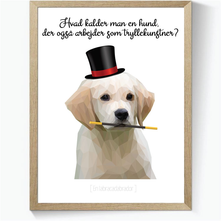 Hvad kalder man en hund der også er tryllekunstner?