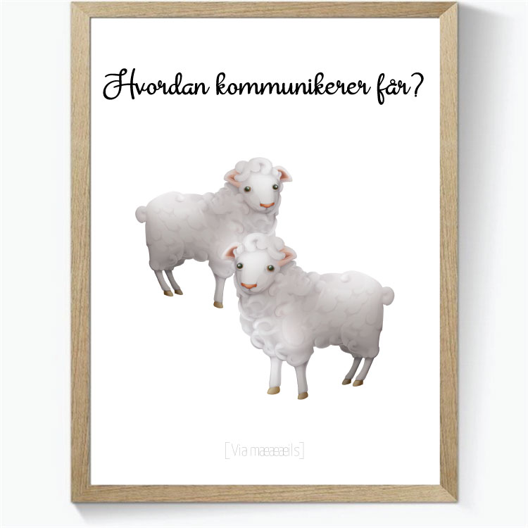 Hvordan kommunikerer får?
