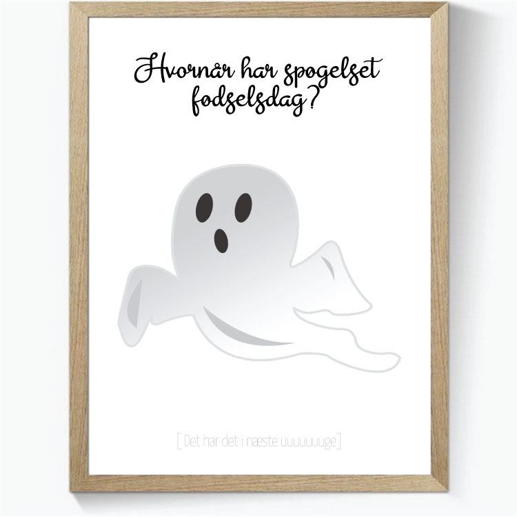Hvornår har spøgelset fødselsdag?