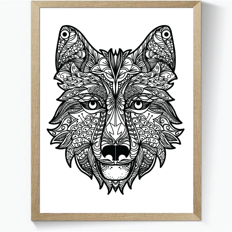 Dog 2 - Zentangle Art