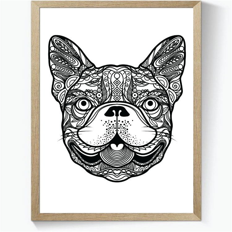 Dog 3 - Zentangle Art