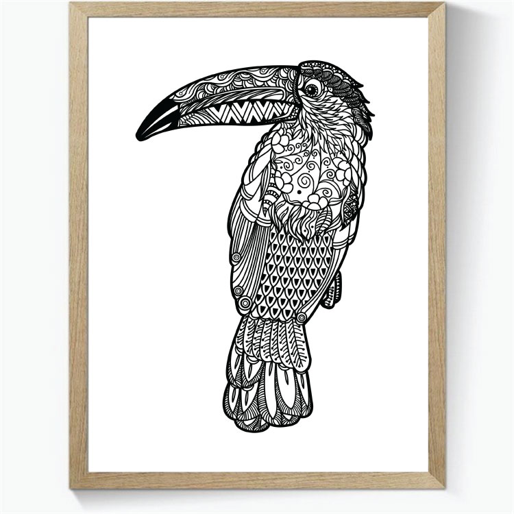 Tukan - Zentangle Art