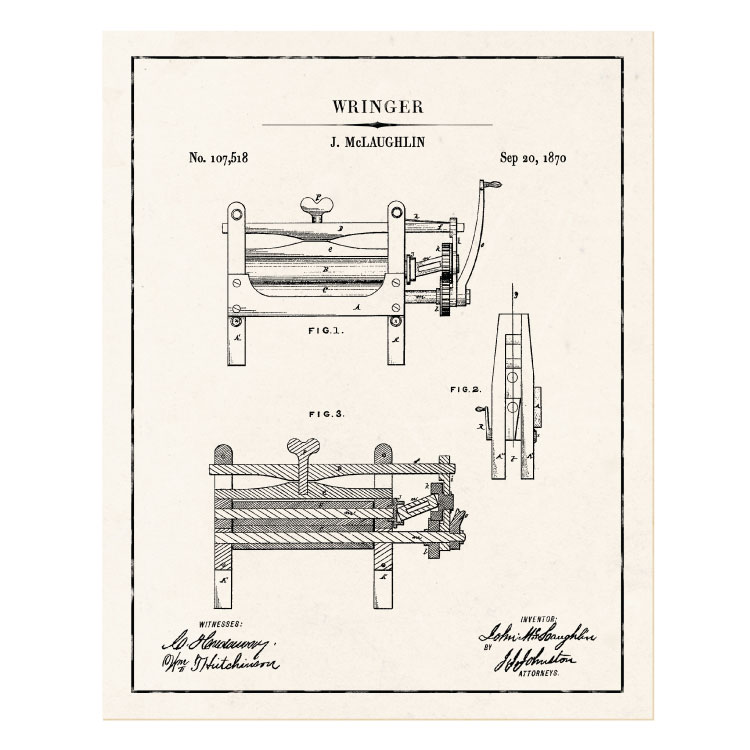Patentplakat: Wringer - Billede 3