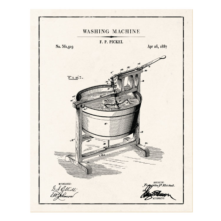 Patentplakat: Washing machine
