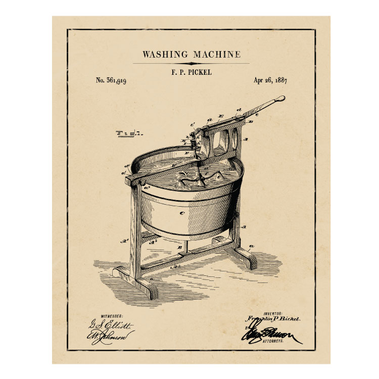 Patentplakat: Washing machine - Billede 3
