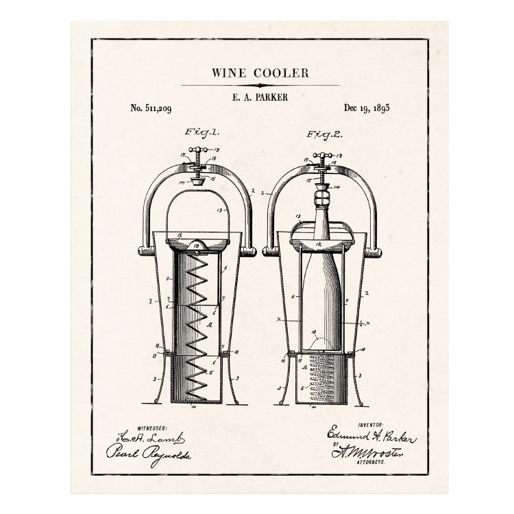 Patentplakat: Wine cooler - Billede 2