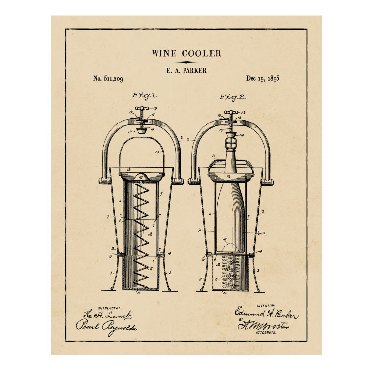Patentplakat: Wine cooler