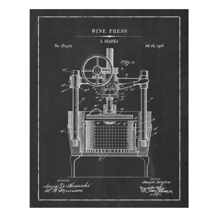 Patentplakat: Wine Press - Billede 2