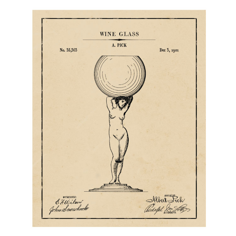 Patentplakat: Wine Glass