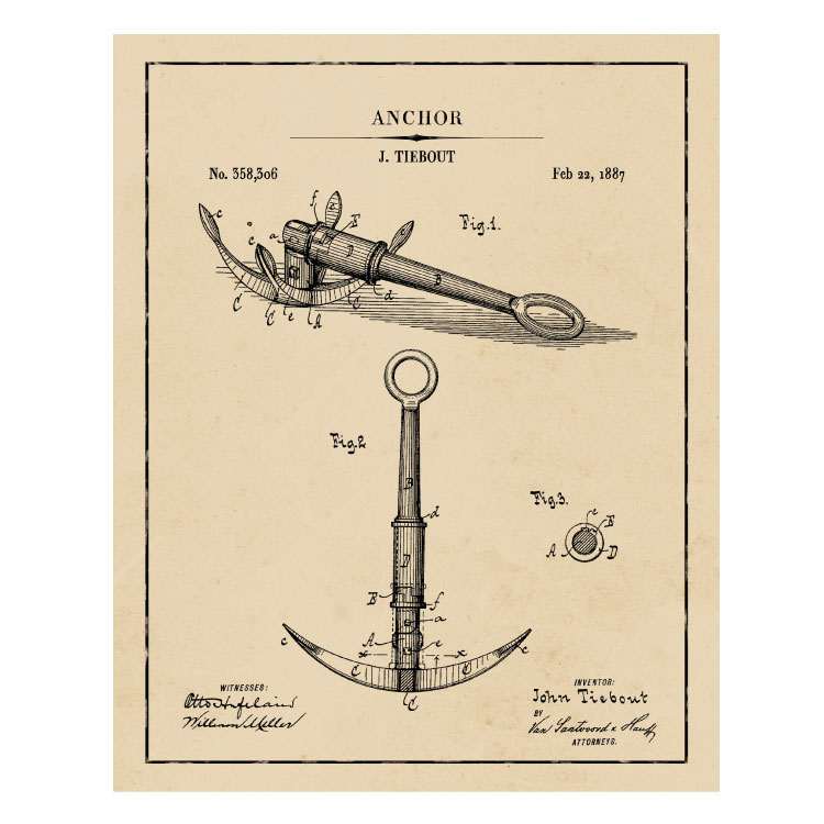 Patentplakat: Anchor