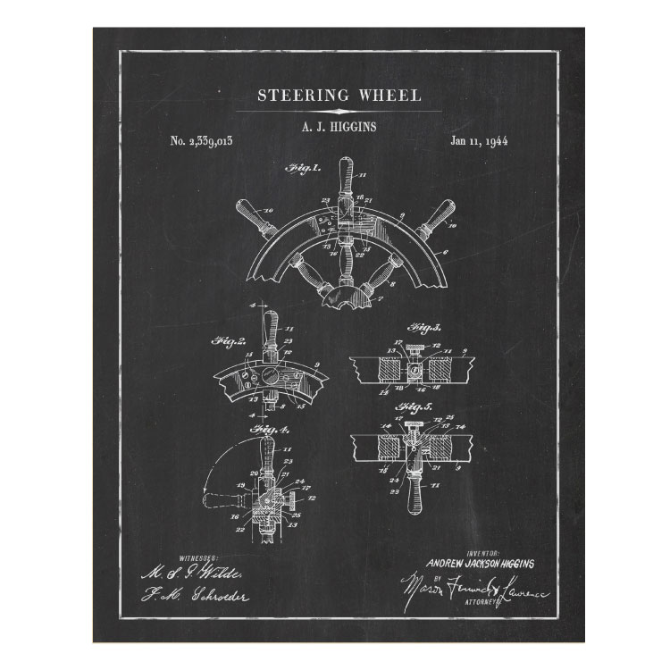 Patentplakat: Steering wheel