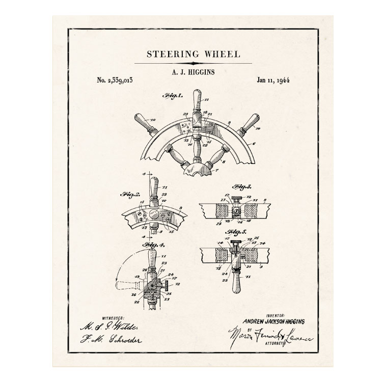 Patentplakat: Steering wheel - Billede 2