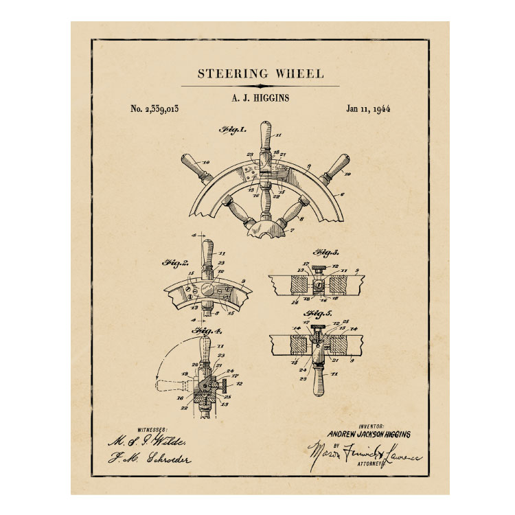 Patentplakat: Steering wheel - Billede 3