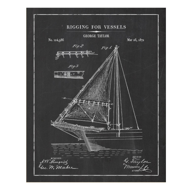 Patentplakat: Rigging for vessels - Billede 2