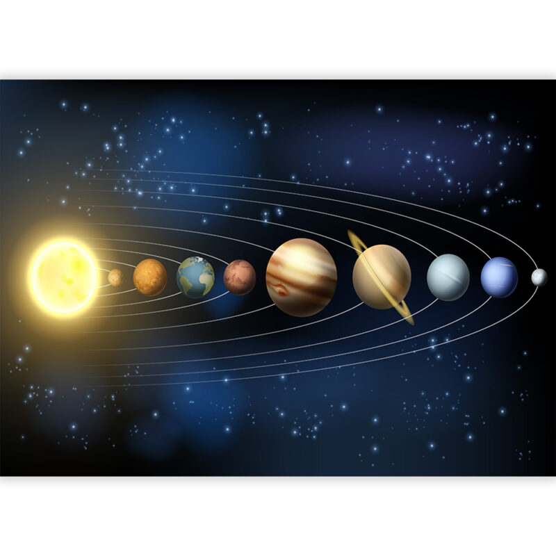 Solsystemets planeter (uden navne)