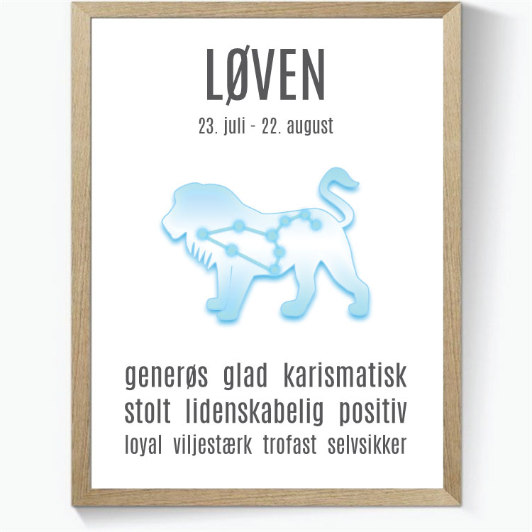Stjernetegnsfigur - Løven