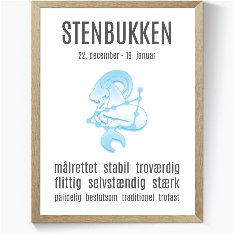 Stjernetegnsfigur - Stenbukken