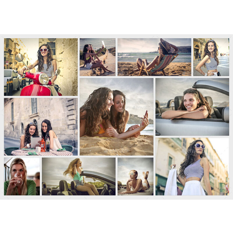 Fotocollage med 11 billeder - DESIGN SELV