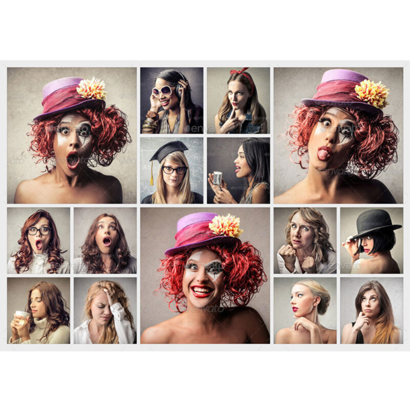 Fotocollage med 15 billeder - DESIGN SELV