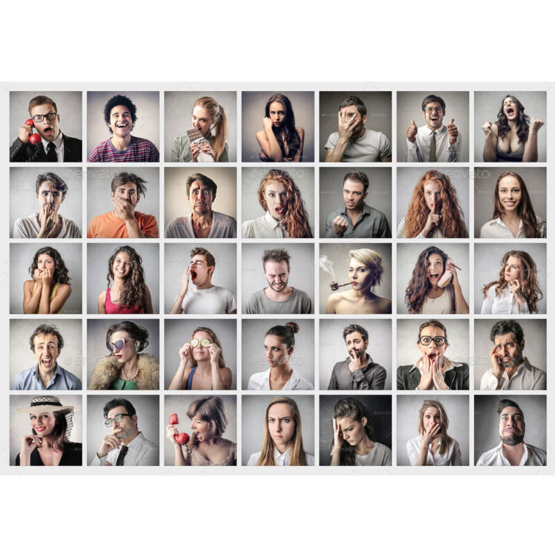 Fotocollage med 35 billeder - DESIGN SELV