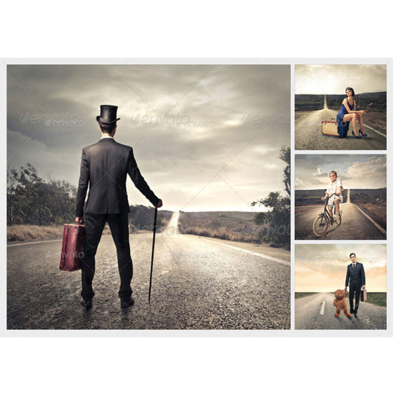 Fotocollage med  4 billeder - DESIGN SELV