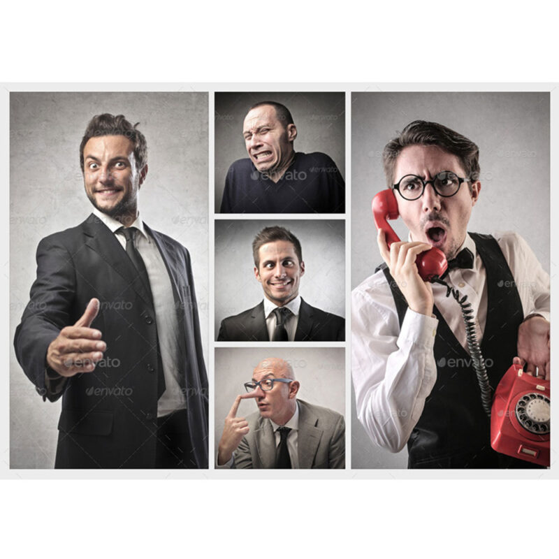Fotocollage med  5 billeder - DESIGN SELV