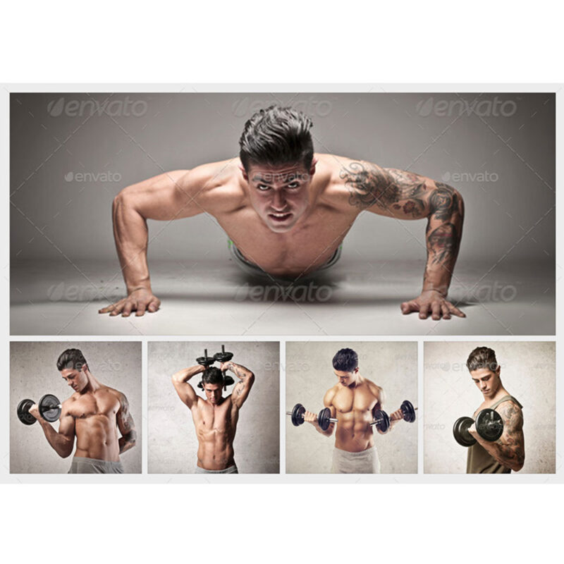 Fotocollage med  5 billeder - DESIGN SELV