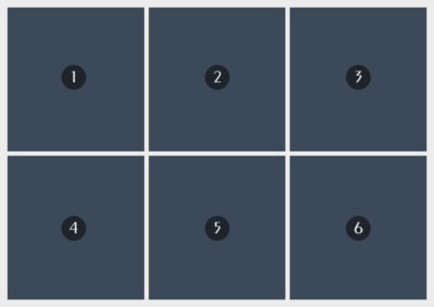 Fotocollage med  6 billeder - DESIGN SELV - Billede 3