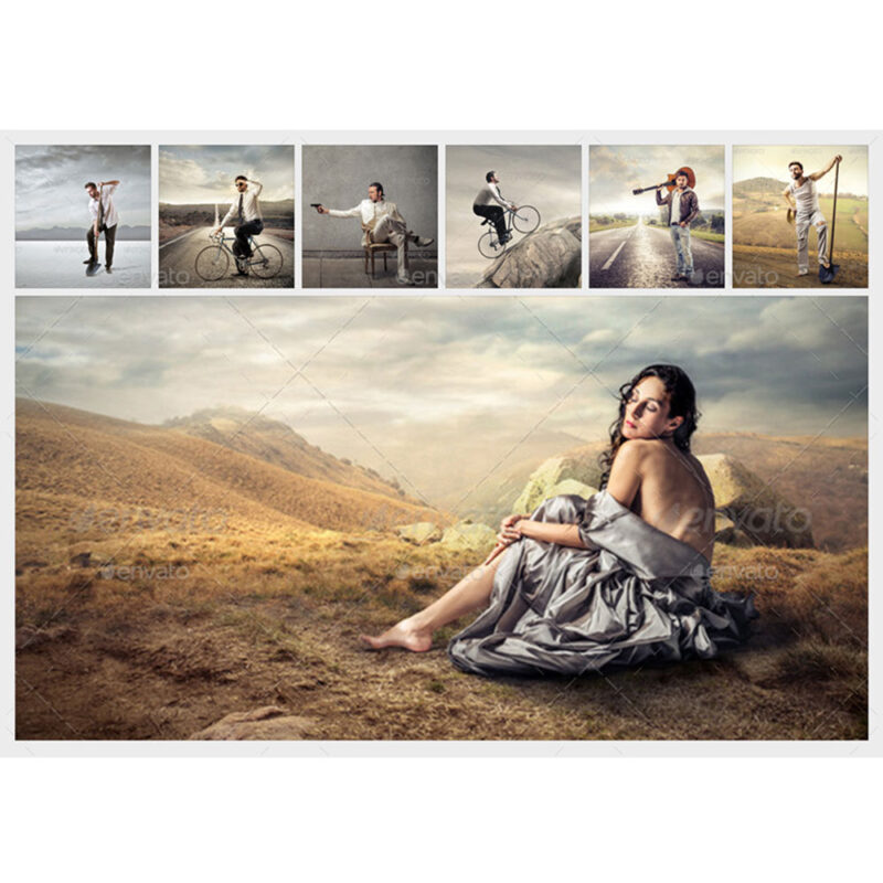 Fotocollage med  7 billeder - DESIGN SELV