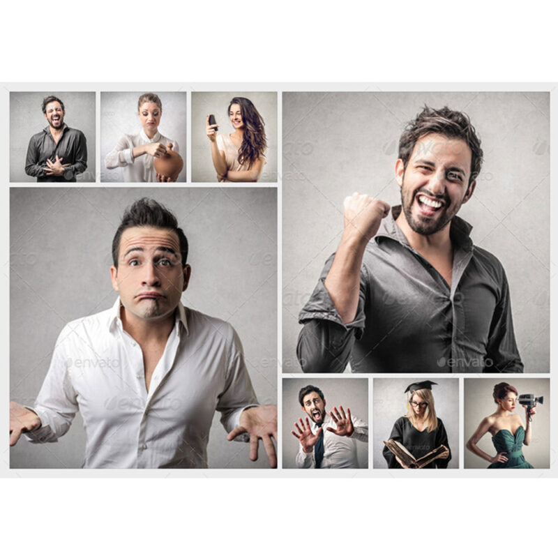 Fotocollage med  8 billeder - DESIGN SELV