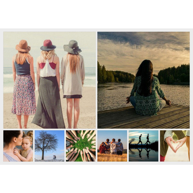 Fotocollage med  8 billeder - DESIGN SELV