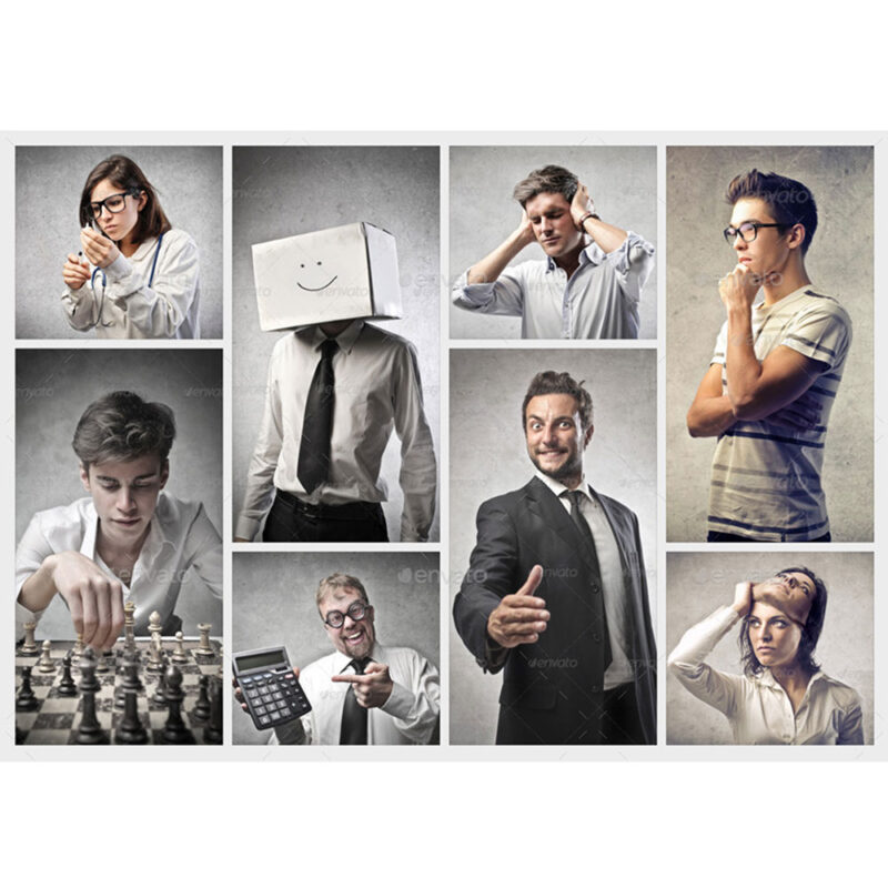 Fotocollage med  8 billeder - DESIGN SELV