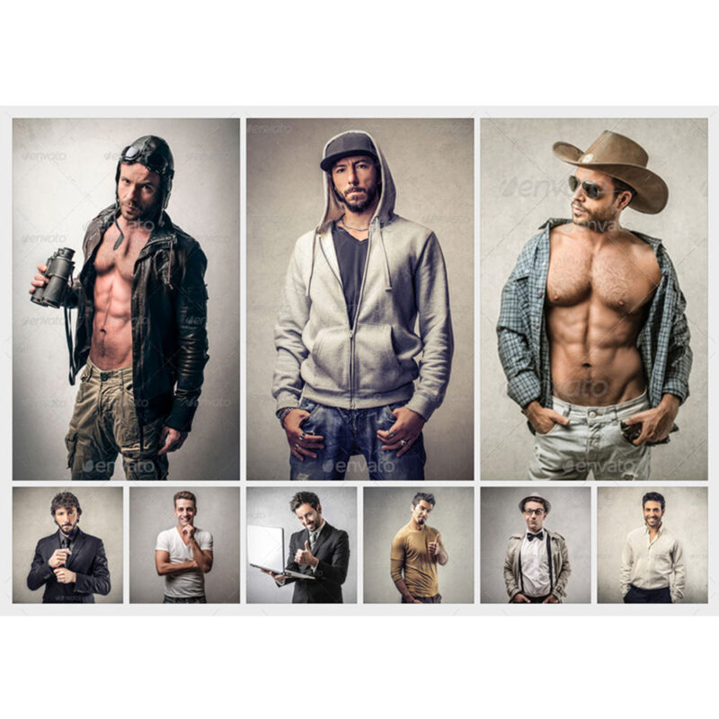Fotocollage med  9 billeder - DESIGN SELV
