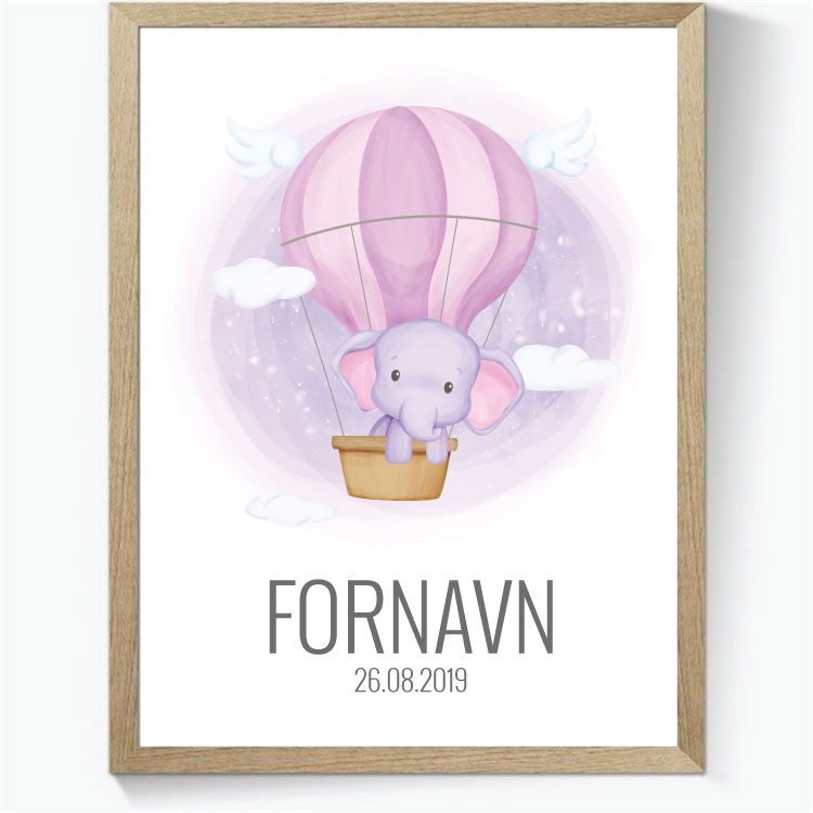 Elefant i ballon